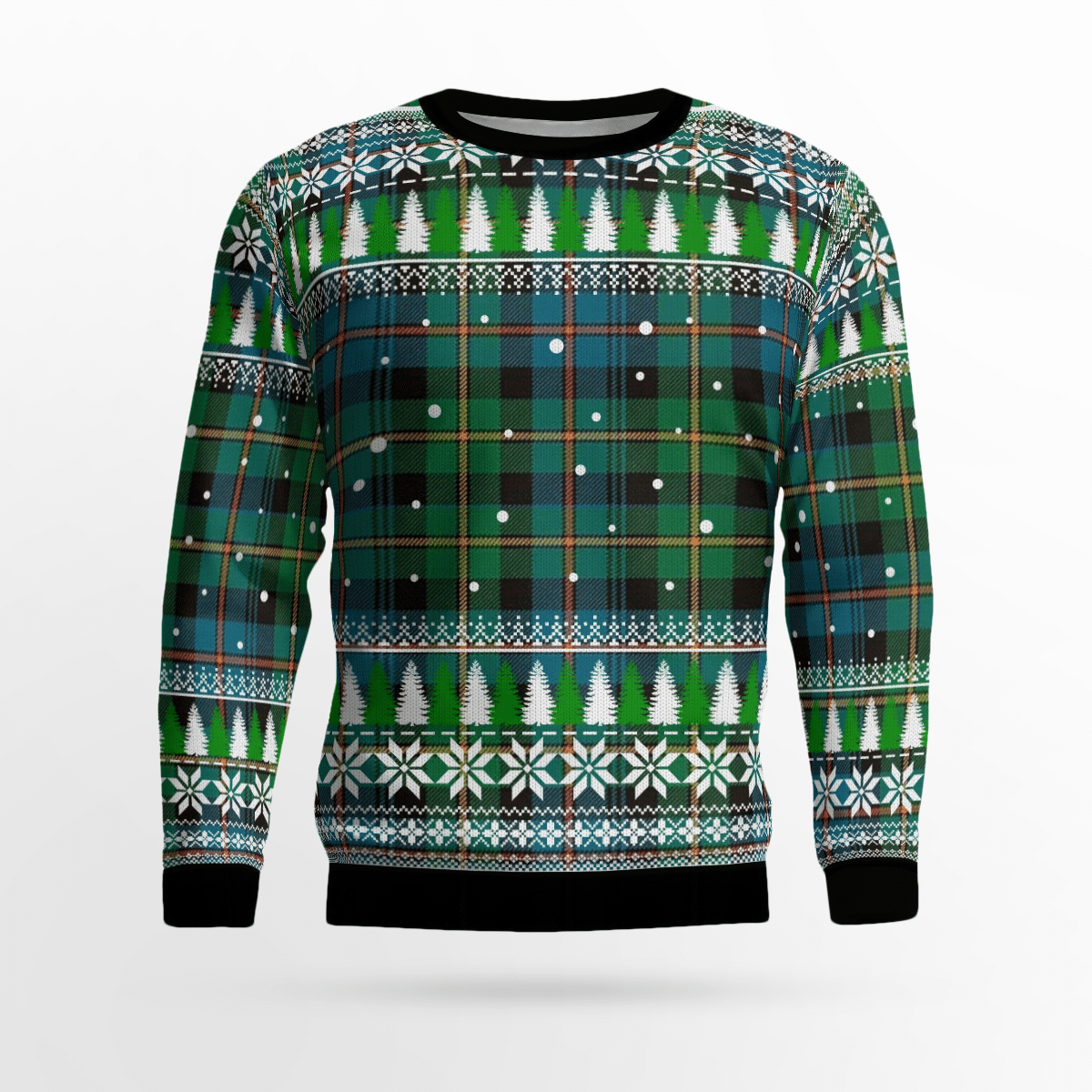 Clan Baillie Ancient Tartan Christmas Ugly Sweater VQ77 Baillie Ancient Tartan Tartan Ugly Sweater   