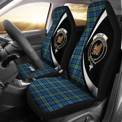 Clan Baillie Ancient Tartan Crest Circle Style Car Seat Cover RM60 Clan Baillie Tartan Today   