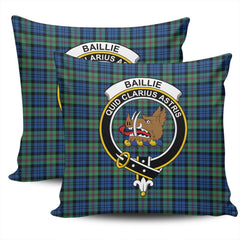 Clan Baillie Ancient Tartan Crest Pillow Cover EA80 Clan Baillie Tartan Today   