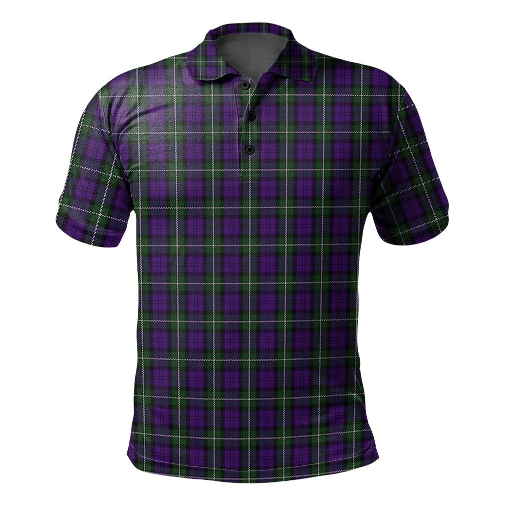 Clan Baillie Highland Society Tartan Polo Shirt TZ57 Baillie Highland Society Tartan Tartan Polo   