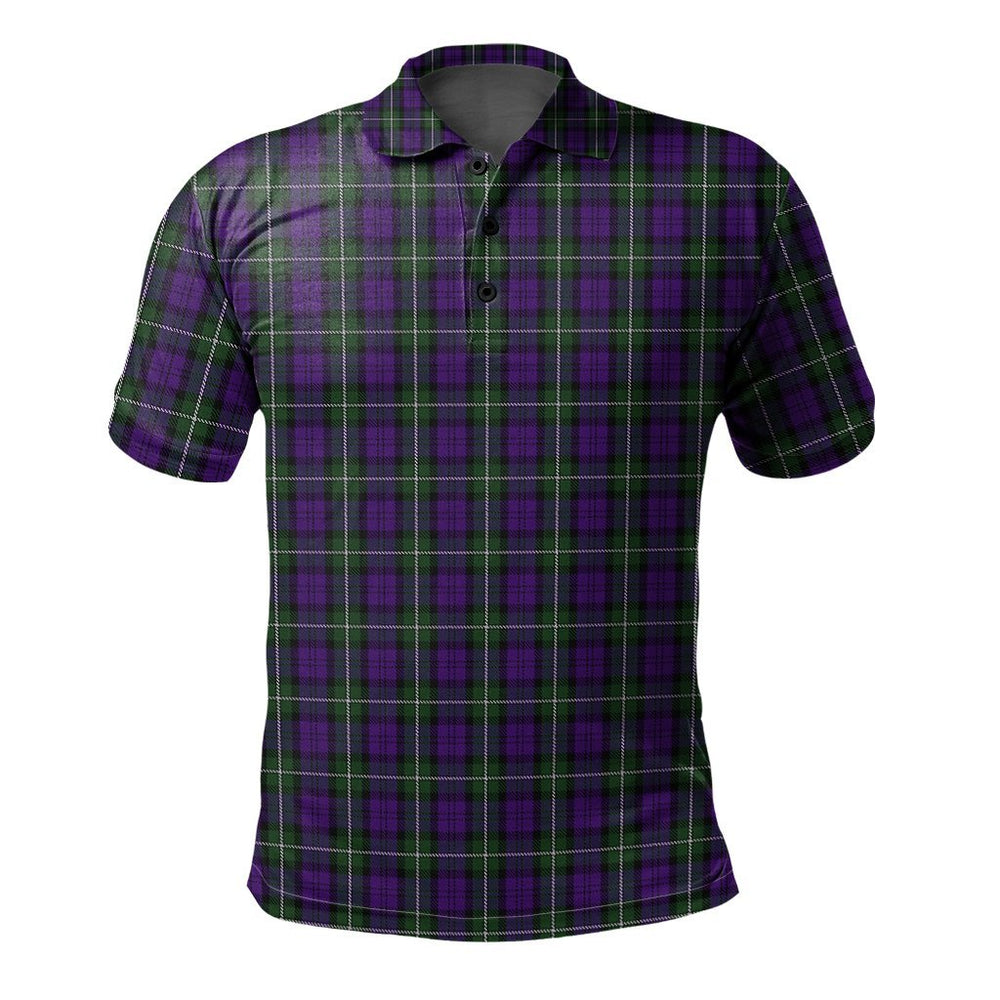 Clan Baillie Highland Society Tartan Polo Shirt TZ57 Baillie Highland Society Tartan Tartan Polo   