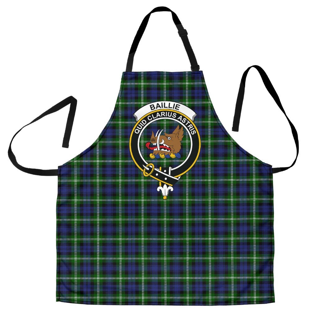Clan Baillie Modern Tartan Crest Apron RC95 Clan Baillie Tartan Today   