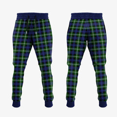 Clan Baillie Modern Tartan Crest Jogger Sweatpants FW44 Clan Baillie Tartan Today   