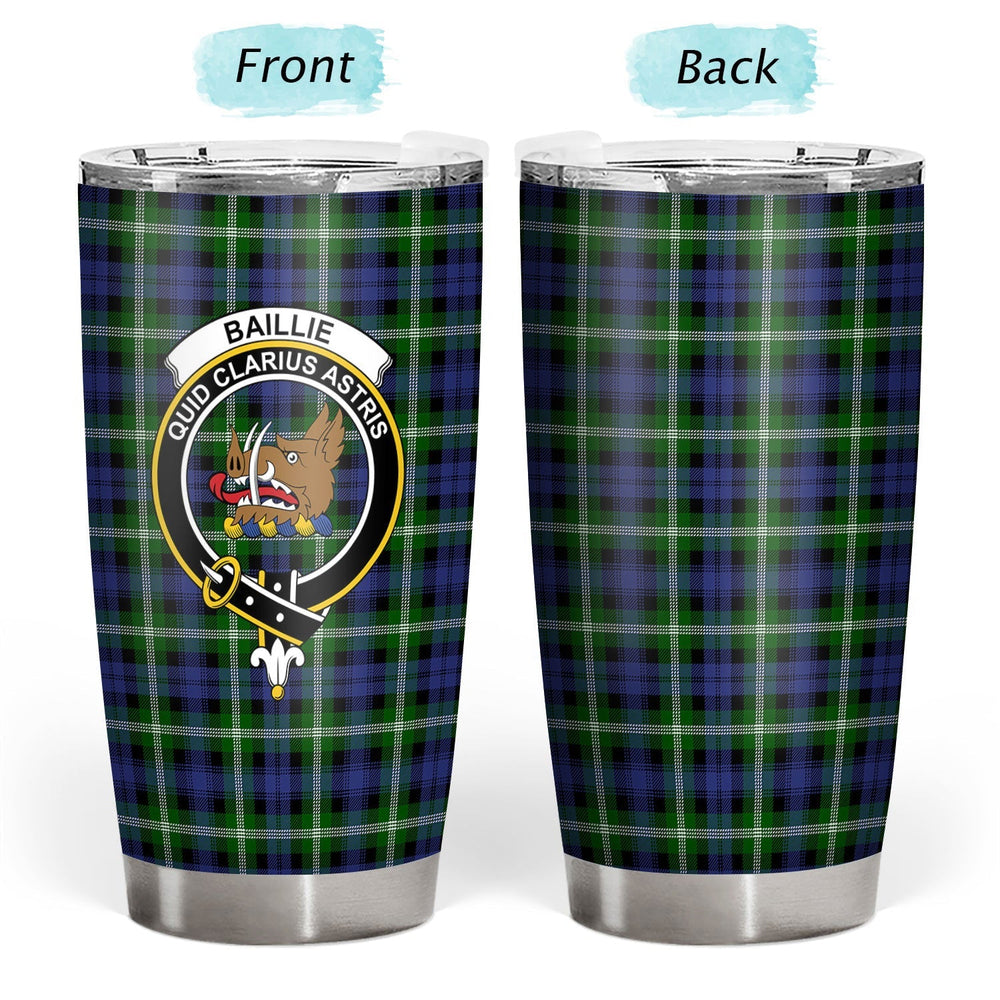 Clan Baillie Modern Tartan Crest Tumbler HD15 Clan Baillie Tartan Today   
