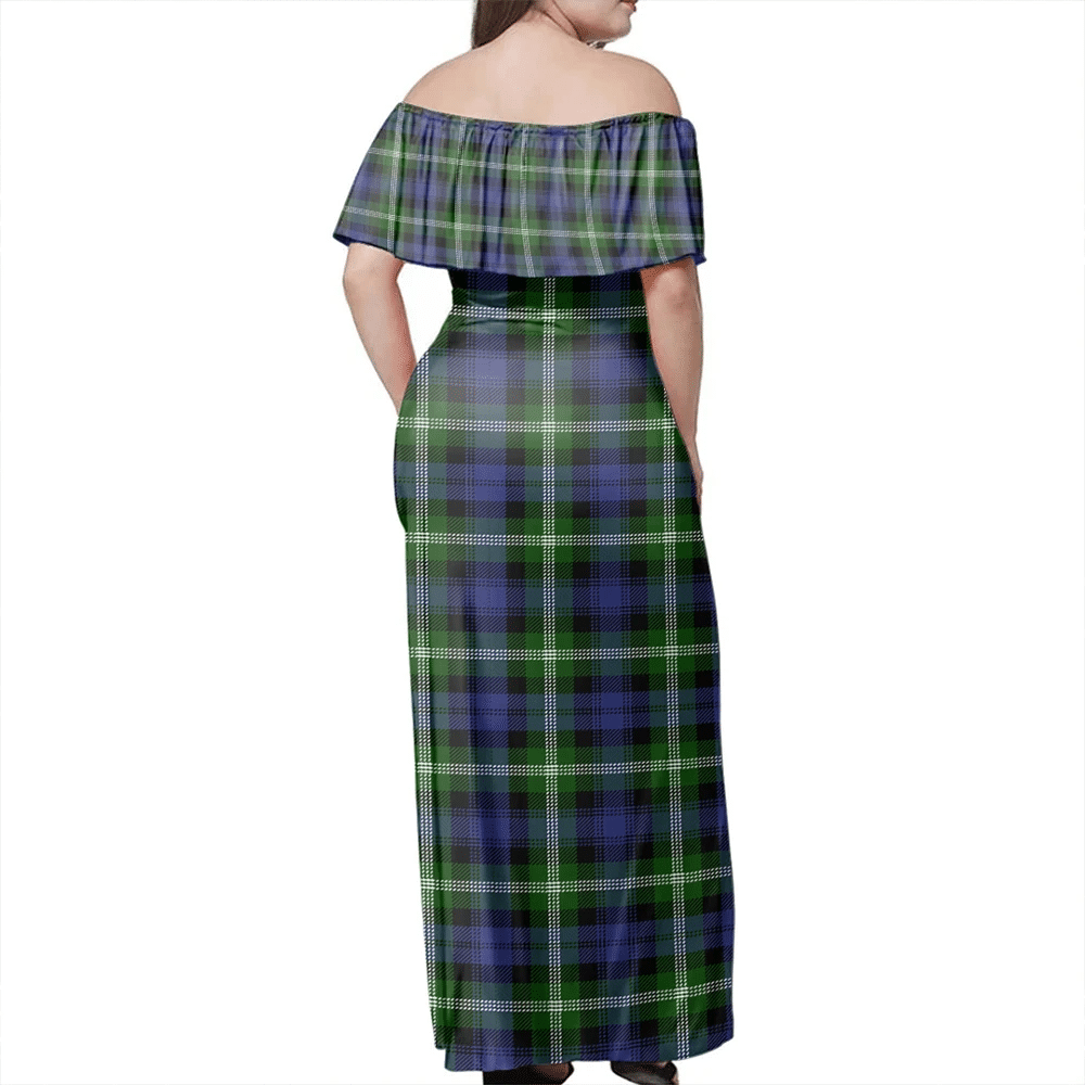 Clan Baillie Modern Tartan Hawaii Dress ZT38 Clan Baillie Tartan Hawaii Dress   