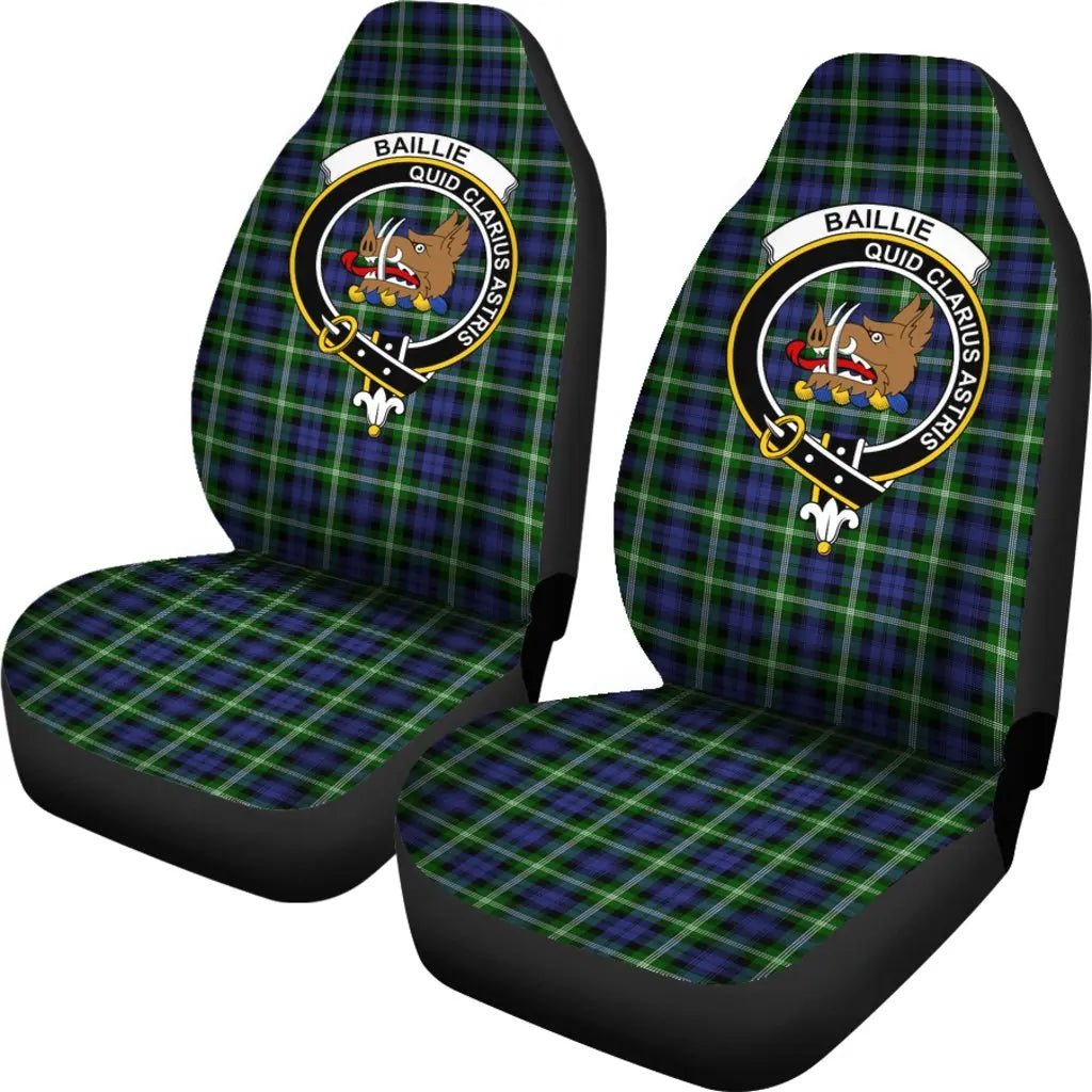 Clan Baillie Tartan Crest Car Seat Cover RM15 Clan Baillie Tartan Today   