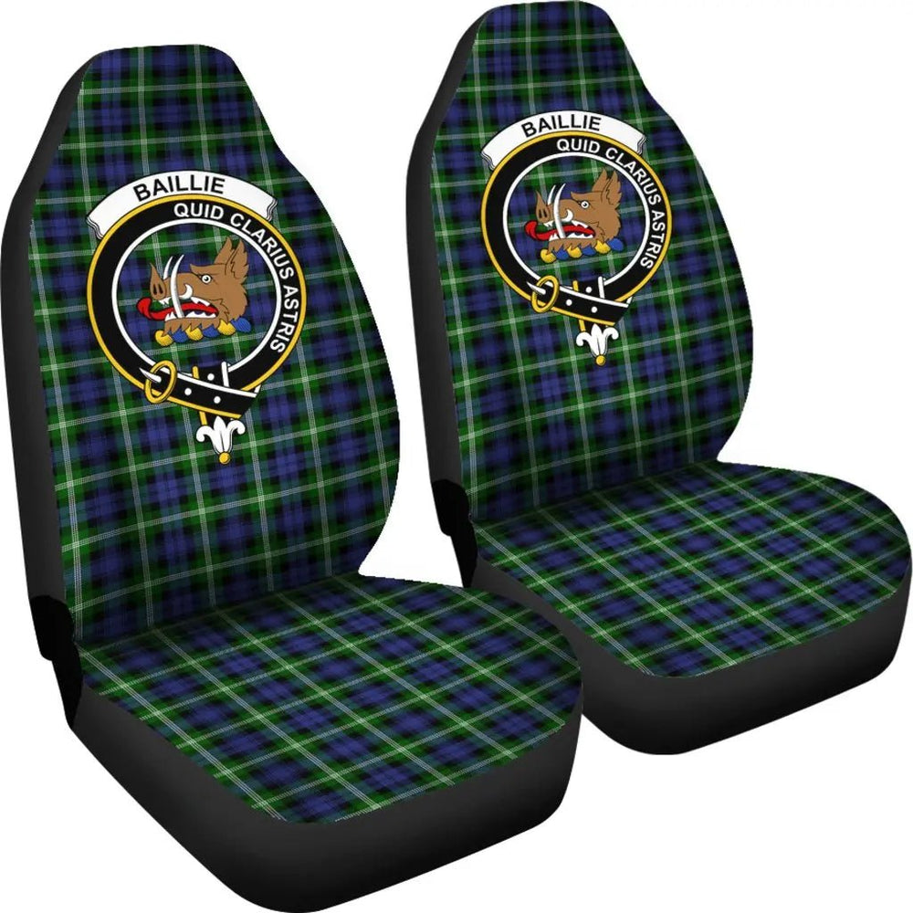 Clan Baillie Tartan Crest Car Seat Cover RM15 Clan Baillie Tartan Today   
