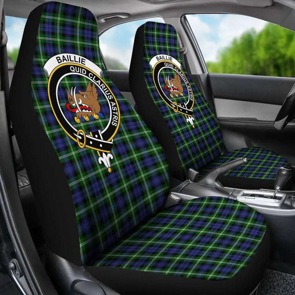 Clan Baillie Tartan Crest Car Seat Cover RM15 Clan Baillie Tartan Today   