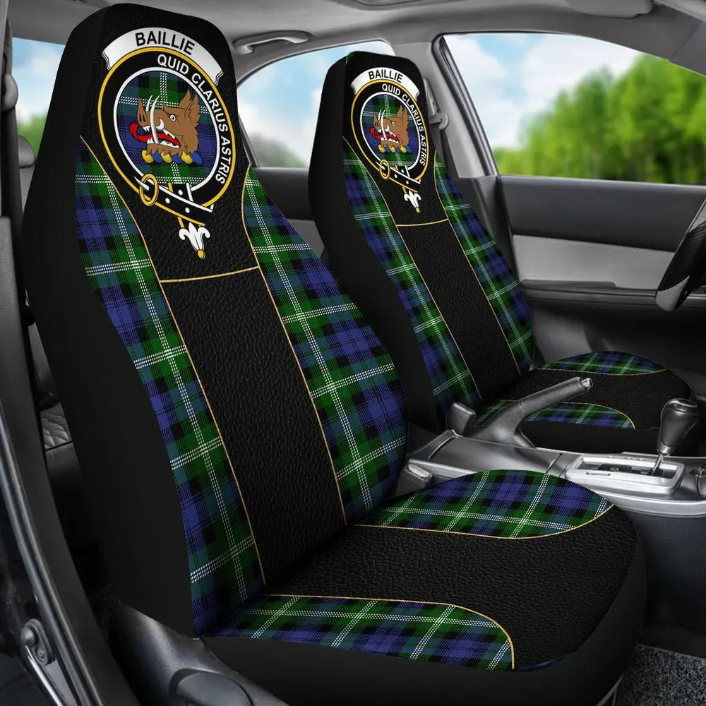 Clan Baillie Tartan Crest Special Style Car Seat Cover MF84 Clan Baillie Tartan Today   