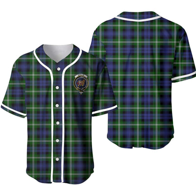 Clan Baillie Tartan Unisex Baseball Jersey KY66BK70