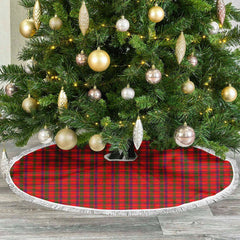 Clan Bain Tartan Christmas Tree Skirt JG58 Bain Tartan Tartan Christmas   