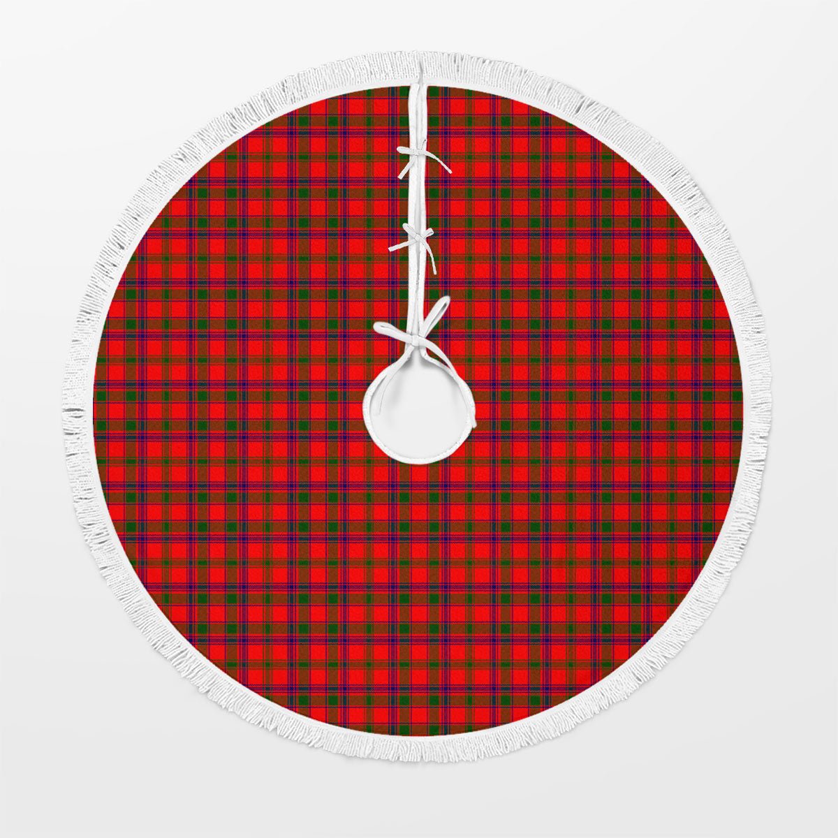 Clan Bain Tartan Christmas Tree Skirt JG58 Bain Tartan Tartan Christmas   