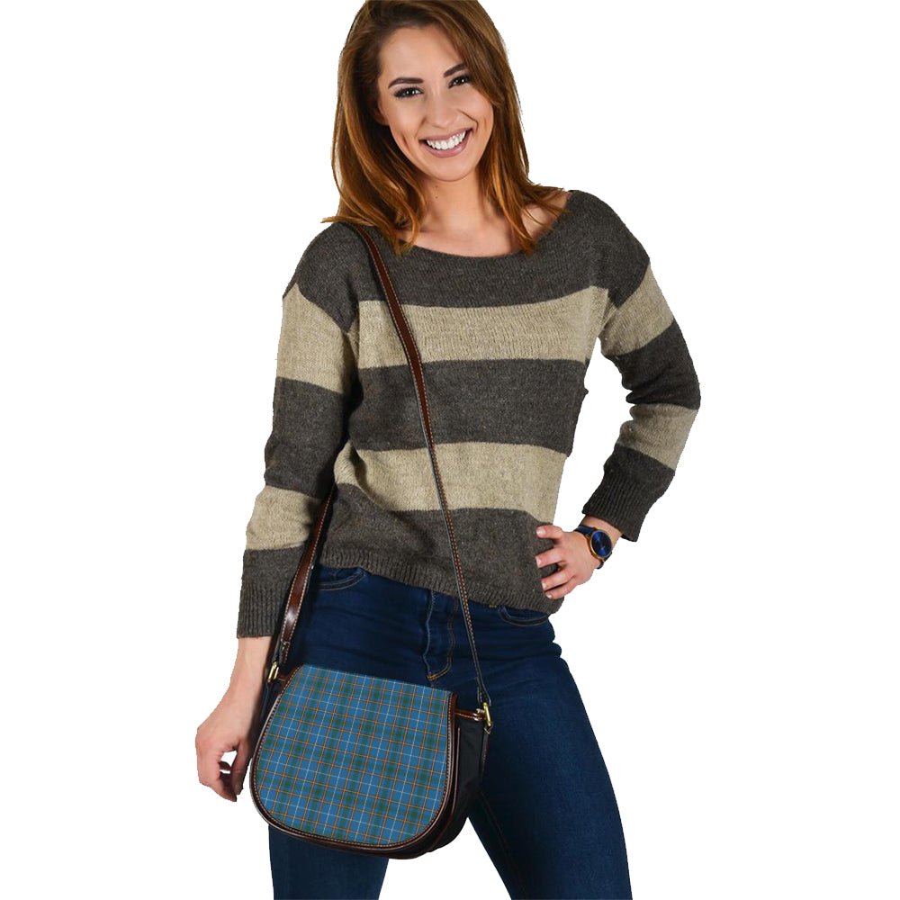 Clan Bains of Caithness Tartan Saddle Handbags RL28 Clan Bain Tartan Today   