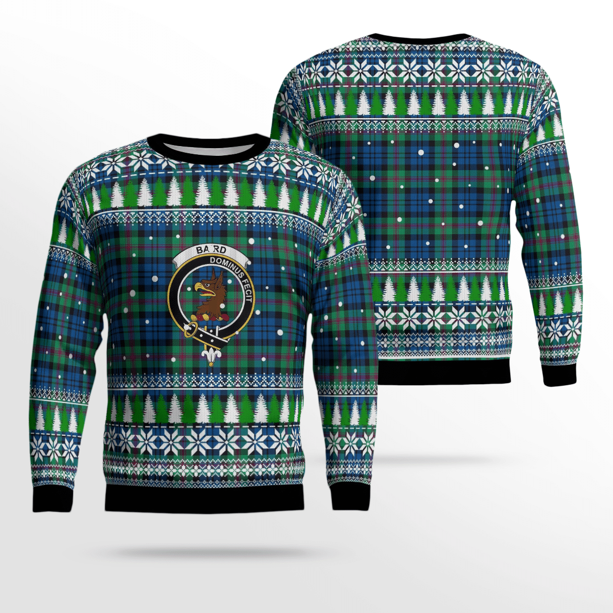 Clan Baird Ancient Crest Tartan Christmas Ugly Sweater IZ66 Baird Ancient Crest Tartan Tartan Ugly Sweater   