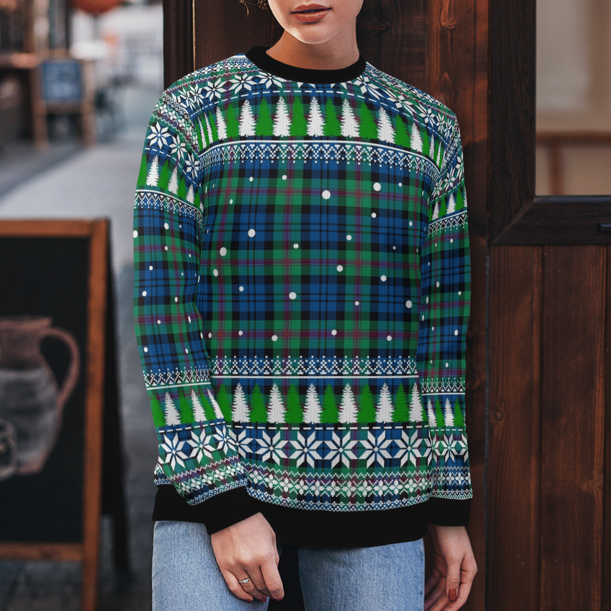 Clan Baird Ancient Tartan Christmas Ugly Sweater VC11 Baird Ancient Tartan Tartan Ugly Sweater   