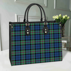Clan Baird Ancient Tartan Leather Bag UO37 Clan Baird Tartan Today   