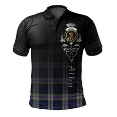Clan Baird Dress Tartan Polo Shirt - Alba Celtic Style CH82 Baird Dress Tartan Tartan Polo   