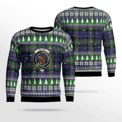 Clan Baird Modern Crest Tartan Christmas Ugly Sweater RD78 Baird Modern Crest Tartan Tartan Ugly Sweater   