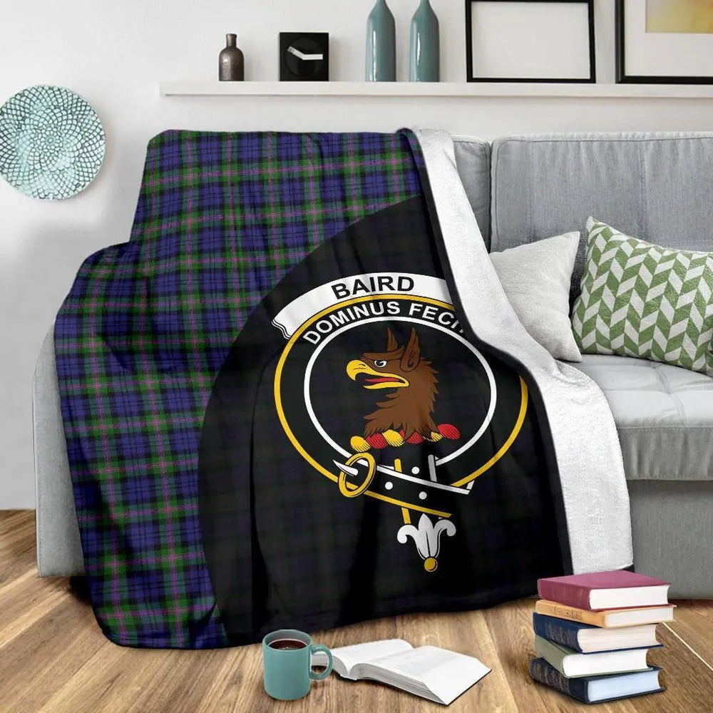 Clan Baird Modern Tartan Crest Blanket Wave Style YF32 Clan Baird Tartan Today   