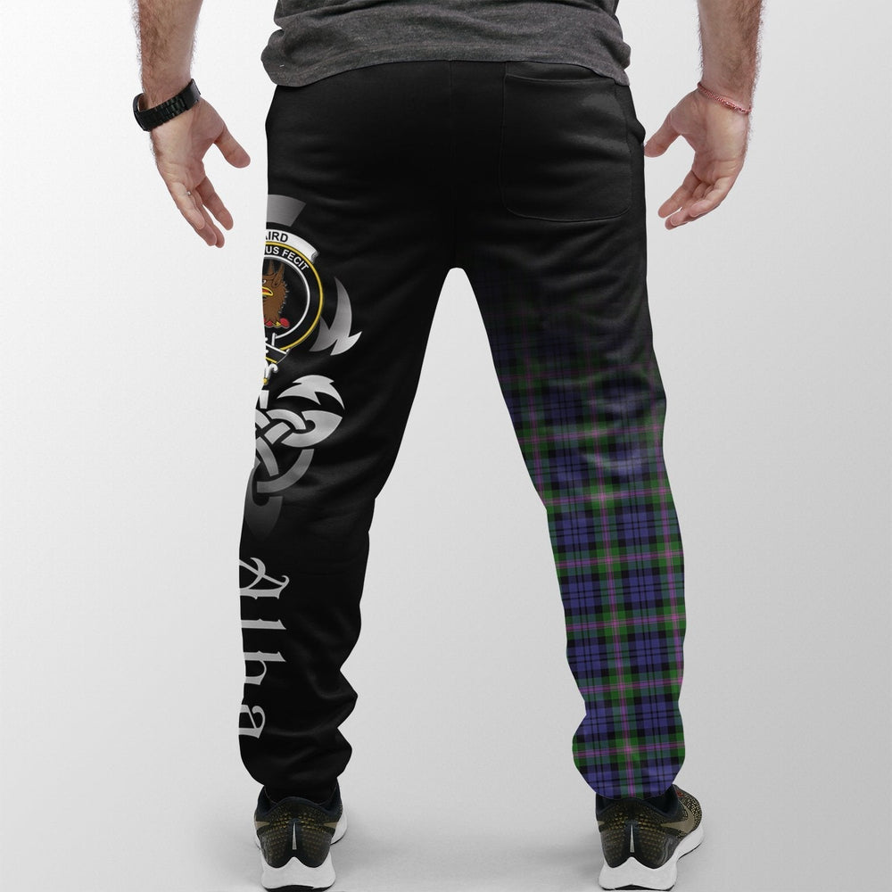 Clan Baird Modern Tartan Crest Jogger Sweatpants  Alba Celtic Style DB49 Clan Baird Tartan Today   
