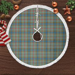 Clan Balfour Blue Tartan Christmas Tree Skirt BC59 Balfour Blue Tartan Tartan Christmas   