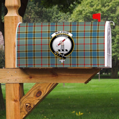 Clan Balfour Blue Tartan Crest Mailbox BD52 Clan Balfour Tartan Today   