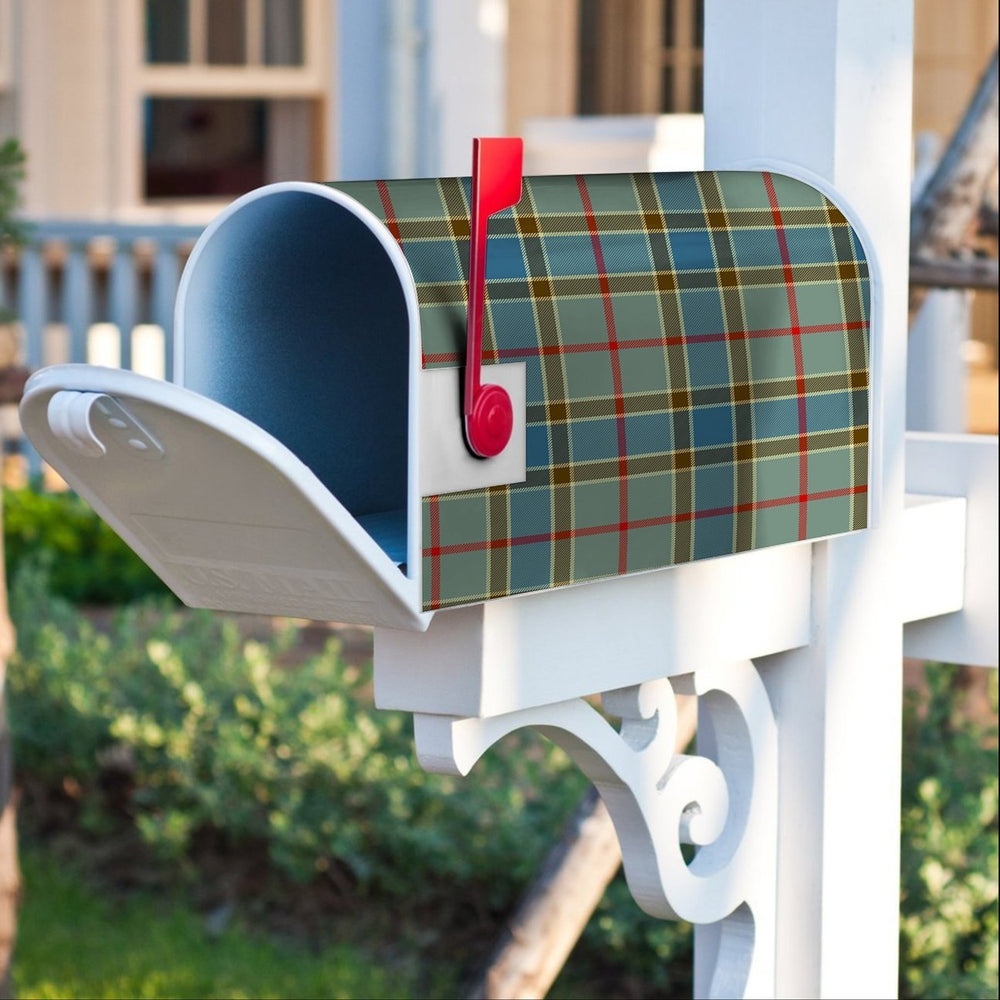 Clan Balfour Blue Tartan Crest Mailbox BD52 Clan Balfour Tartan Today   