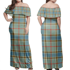 Clan Balfour Blue Tartan Hawaii Dress GB55 Clan Balfour Tartan Hawaii Dress   