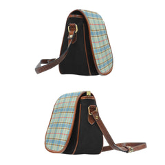 Clan Balfour Blue Tartan Saddle Handbags NR46 Clan Balfour Tartan Today   