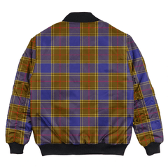 Clan Balfour Modern Tartan Bomber Jacket NO40 Balfour Modern Tartan Tartan Bomber Jacket   