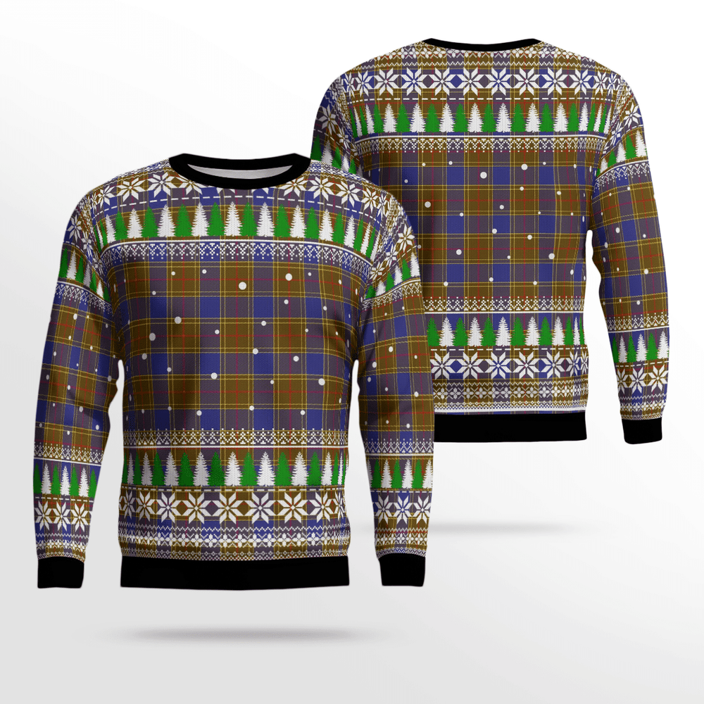 Clan Balfour Modern Tartan Christmas Ugly Sweater MO63 Balfour Modern Tartan Tartan Ugly Sweater   