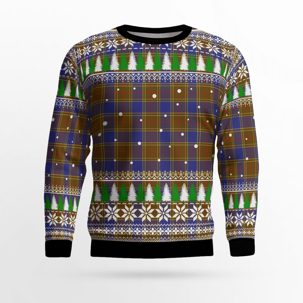 Clan Balfour Modern Tartan Christmas Ugly Sweater MO63 Balfour Modern Tartan Tartan Ugly Sweater   