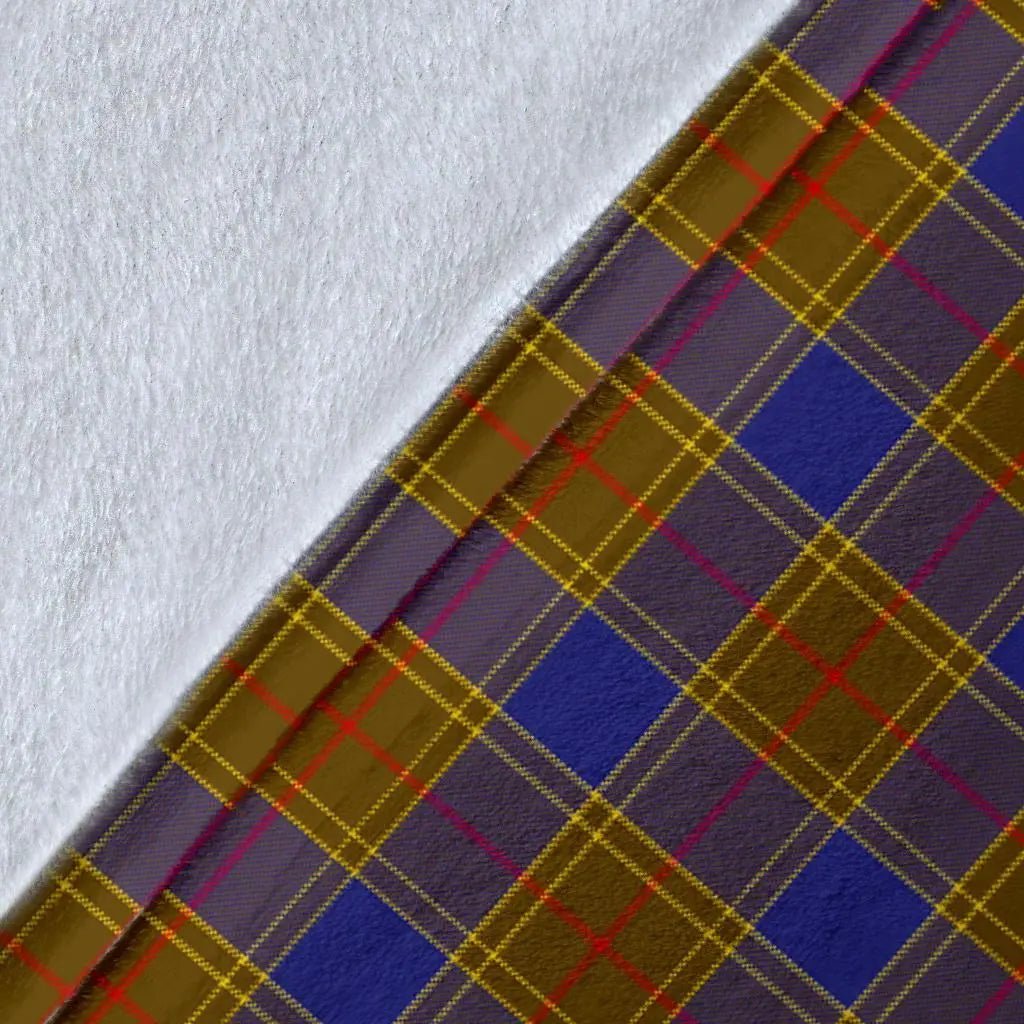 Clan Balfour Modern Tartan Crest Blanket Wave Style GD75 Clan Balfour Tartan Today   