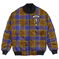 Clan Balfour Modern Tartan Crest Bomber Jacket RJ48 Balfour Modern Tartan Tartan Bomber Jacket   