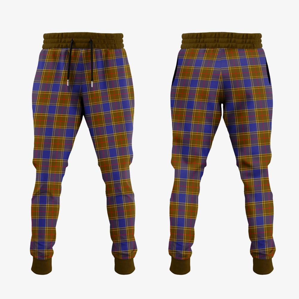 Clan Balfour Modern Tartan Crest Jogger Sweatpants JC67 Clan Balfour Tartan Today   
