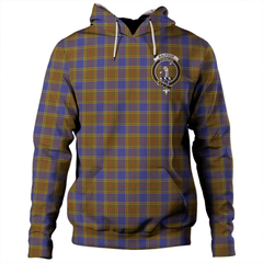 Clan Balfour Modern Tartan Hoodie Crest LR6WECTD-1 Balfour Modern Tartan Hoodies   