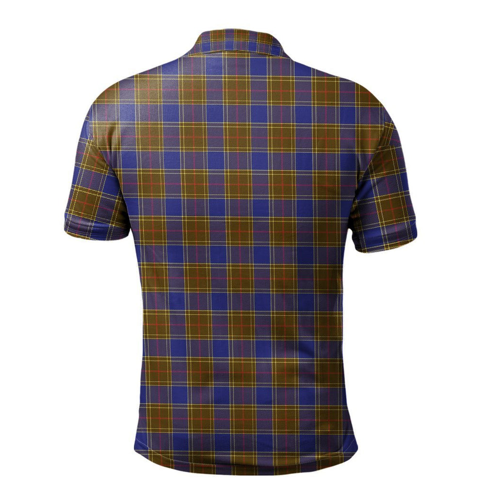 Clan Balfour Modern Tartan Polo Shirt NY43 Balfour Modern Tartan Tartan Polo   
