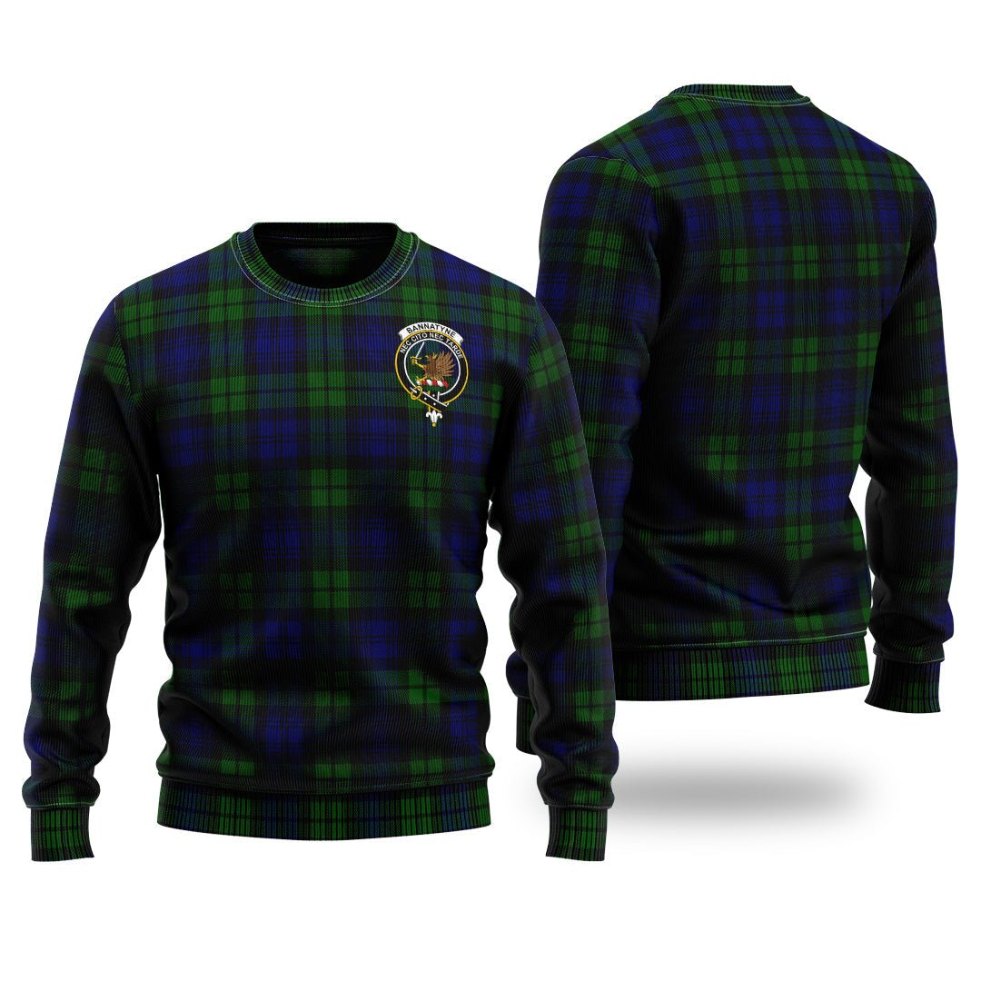 Clan Bannatyne Tartan Christmas Ugly Sweater PJ46 Bannatyne Tartan Tartan Sweater   