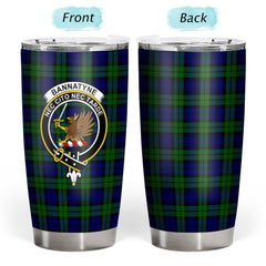Clan Bannatyne Tartan Crest Tumbler GV21 Clan Bannatyne Tartan Today   