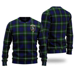 Clan Bannerman Tartan Christmas Ugly Sweater CA69 Bannerman Tartan Tartan Sweater   
