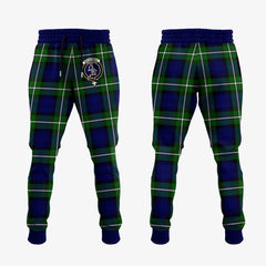 Clan Bannerman Tartan Crest Jogger Sweatpants HJ25 Clan Bannerman Tartan Today   