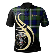 Clan Bannerman Tartan Polo Shirt - Believe In Me Style RE69 Bannerman Tartan Tartan Polo   