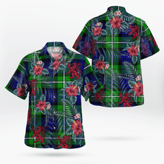 Clan Bannerman Tartan Scottish Lion Hawaiian Shirt UH36 Bannerman Tartan Tartan Hawaii Shirt   