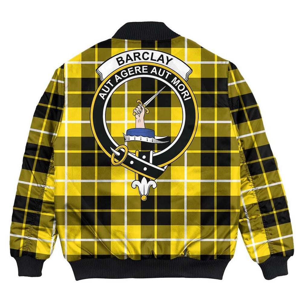 Clan Barclay Dress Modern Tartan Crest Bomber Jacket HF16 Barclay Dress Modern Tartan Tartan Bomber Jacket   