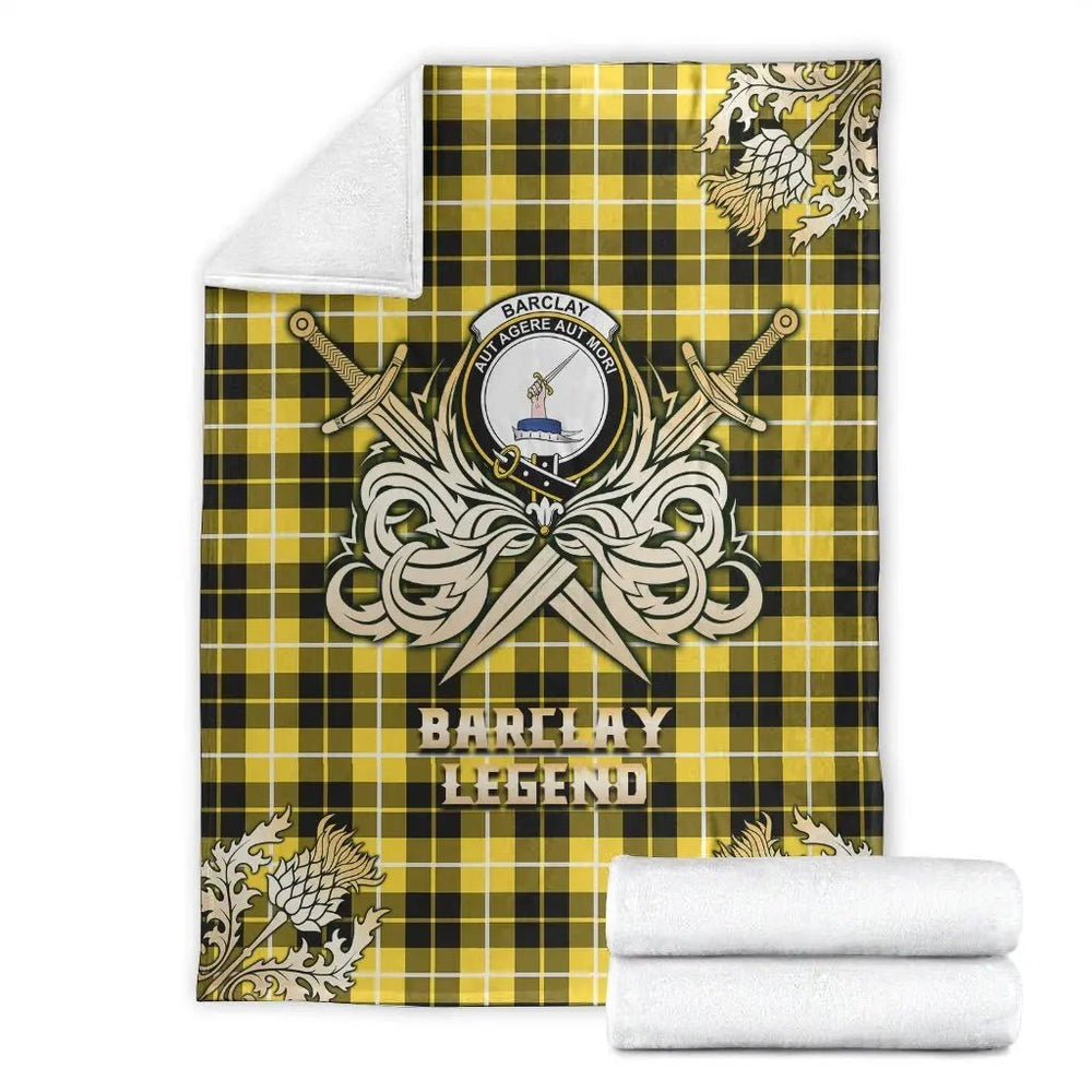 Clan Barclay Dress Modern Tartan Gold Courage Symbol Blanket AQ35 Clan Barclay Tartan Today   