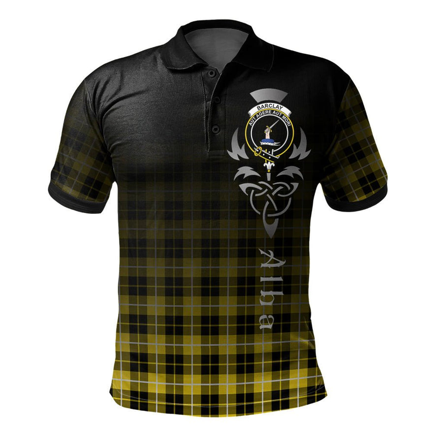 Clan Barclay Dress Modern Tartan Polo Shirt - Alba Celtic Style EE17 Barclay Dress Modern Tartan Tartan Polo   