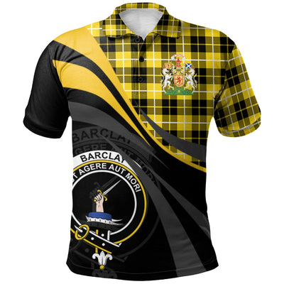 Clan Barclay Dress Modern Tartan Polo Shirt - Royal Coat Of Arms Style