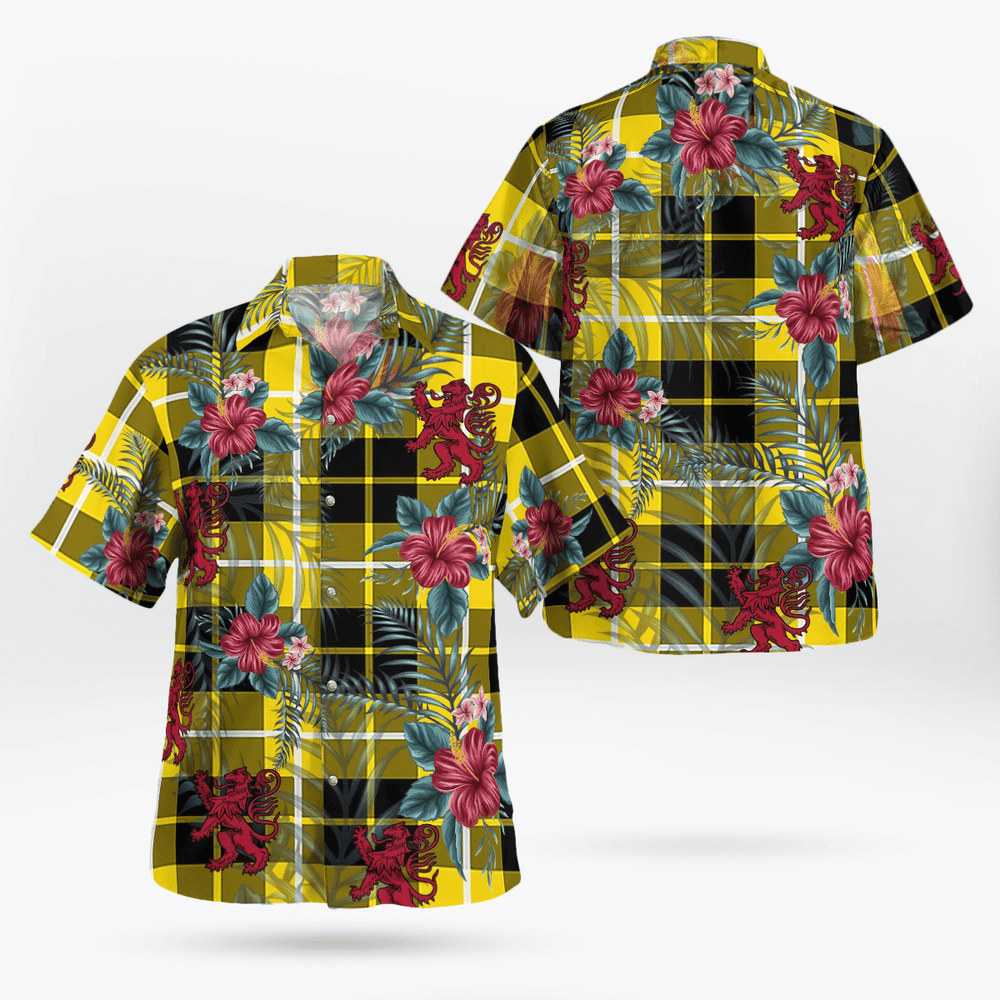 Clan Barclay Dress Modern Tartan Scottish Lion Hawaiian Shirt LK89 Barclay Dress Modern Tartan Tartan Hawaii Shirt   
