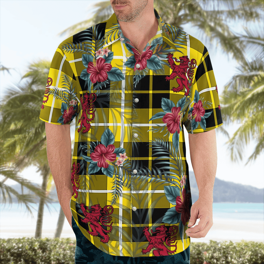Clan Barclay Dress Modern Tartan Scottish Lion Hawaiian Shirt LK89 Barclay Dress Modern Tartan Tartan Hawaii Shirt   