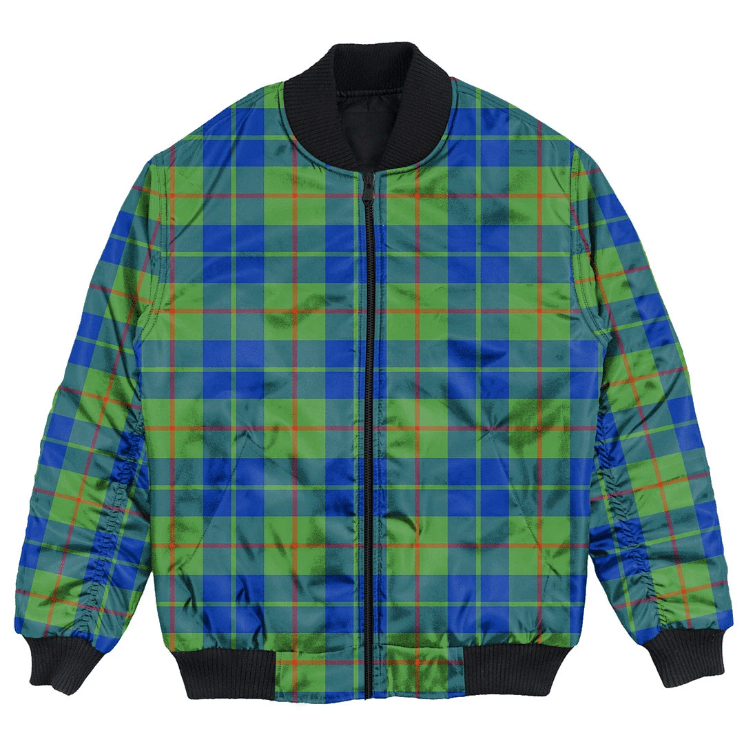 Clan Barclay Hunting Ancient Tartan Bomber Jacket CT85 Barclay Hunting Ancient Tartan Tartan Bomber Jacket   